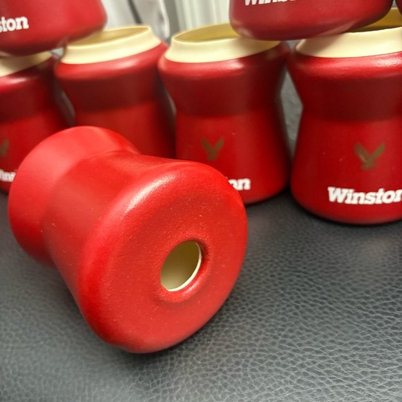 Vintage Winston Koozi drink holders 80/90s lot of 13 - Picture 4 of 7